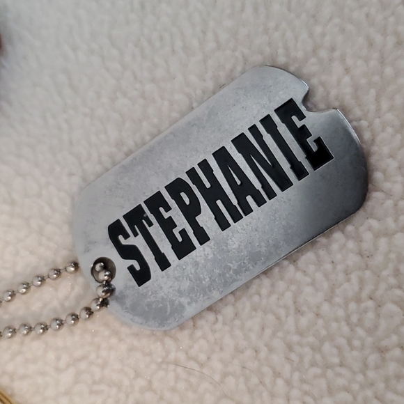 Stephanie Name Necklaces, Fridge Magnets & Boyd's Bear Pawprint Keychain - Picture 5 of 9